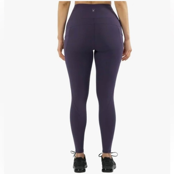 NWT Spyder Active Sport - Women's High-Waisted Slim-Fit Pants purple - Picture 1 of 4